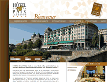 Tablet Screenshot of hoteldelapaix.net
